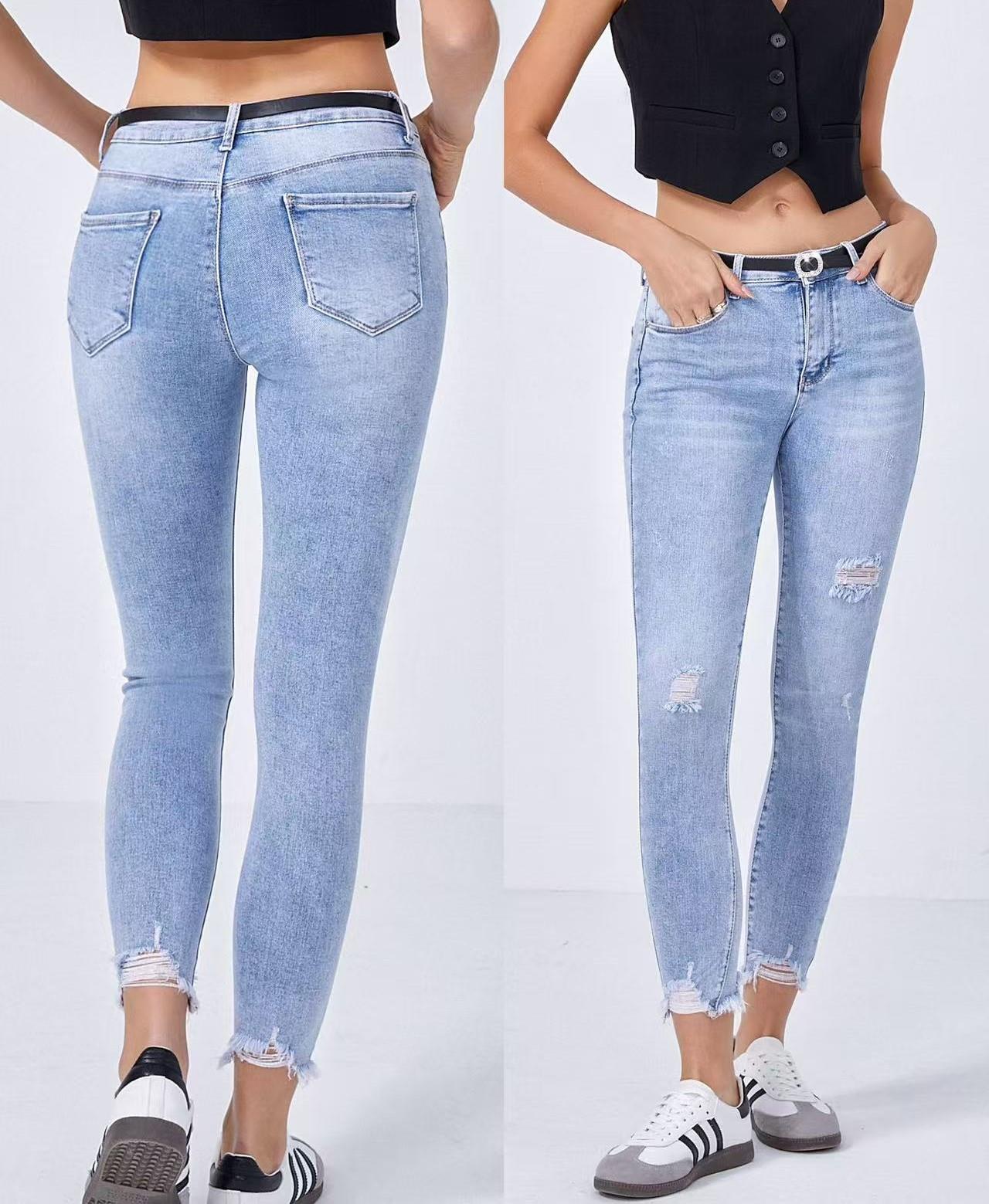 Adoro női farmer nadrág hosszú alakhangsúlyozó skinny