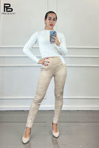olasz női nadrág hosszú alakhangsúlyozó skinny